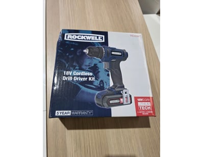 Rickwell 18V Cordless Drill Driver Kit

