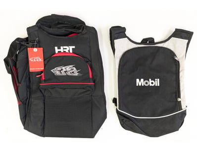 HRT RACING AND MOBIL BRANDED BACKPACK COLLECTION
...