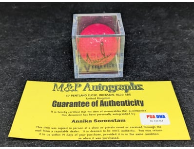 ANNIKA SORENSTAM SIGNED GOLF BALL

Condition: Go...