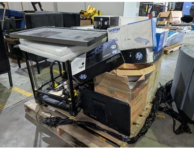 Assorted pallet, 3D Printer, Printer Cartridges, S...