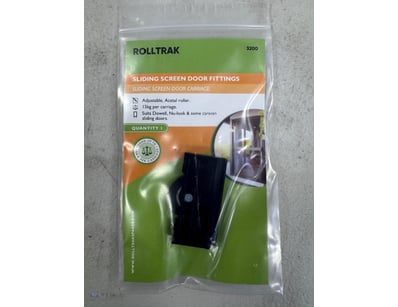 R3200, Sliding Screen Door Fittings, Rolltrak 
BID...