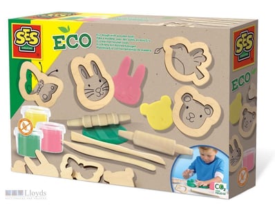 RRP $29.95 Eco Dough 3 X 90 G With Wooden Tools 

...