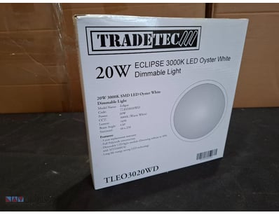 RRP $1,078.80 BULK LOT - 12 x Tradetec Eclipse LED...