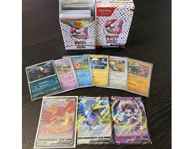 ASSORTED BULK POKÉMON CARDS INCLUDING HOLOS, V & M...