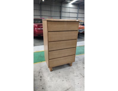 Mid-century modern style timber chest of drawers f...