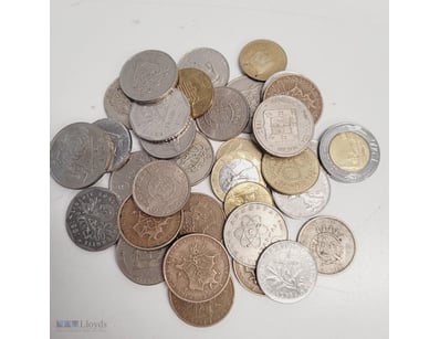 MIXED INTERNATIONAL COIN COLLECTION - EUROPEAN AND...