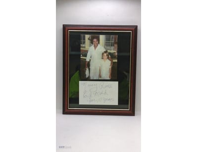 FRAMED IMAGE OF NANCY ROOKS AND HER MAID FOR 10 YE...