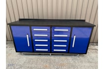 10 Drawer 7FT Workbench - Blue FEATURES: