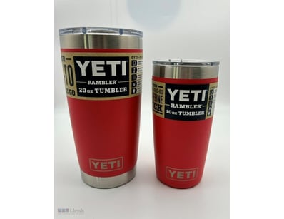 Yeti Rambler 10/20oz Tumbler - Rescue Red - Twin P...