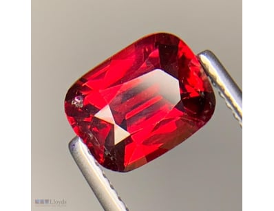 CERTIFIED 2.76CT RED GARNET – FACETED OVAL CUT, EA...