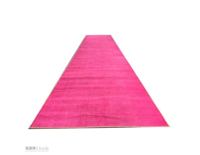Pink Carpet Runner 10m L x 
1.8m W Ex Rental / Hir...