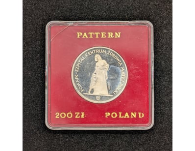 1985 POLAND 200 ZLOTYCH - HEALTH CENTER COMMEMORAT...