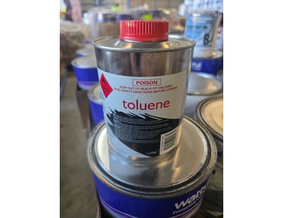 Tolulene, 1 Litre Tin

Bid Per Litre, Must Take ...