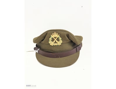 AUSTRALIAN MILITARY OFFICERS CAP DATED 1991 WITH R...