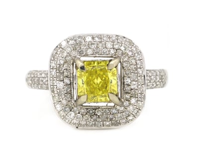 Certified & Fancy Coloured Diamond Clearance  ... - Lot 1801