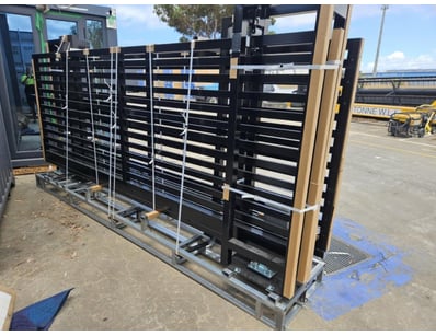 UNRESERVED BBQ House, Containers & Gates - Lot 12