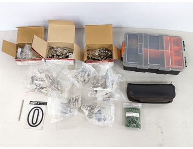 Collection of uncut keys, pack of 1000 bottom pins...