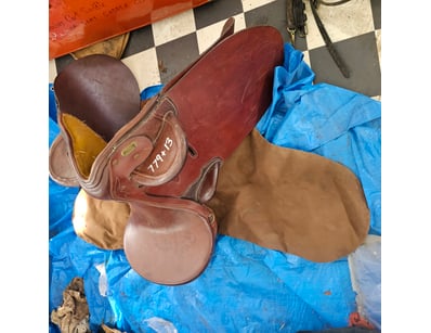 Horse saddle, leather, brown

Onsite

Location: ...
