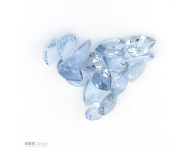 5.11CT TSW X 16, NATURAL BERYL AQUAMARINES     

P...