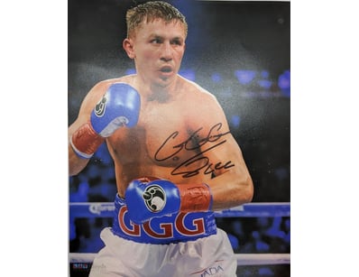 GENNADY 'TRIPLE G'  GOLOVKIN SIGNED PHOTO 

Gennad...