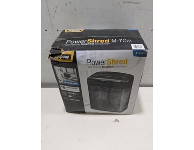 Fellowes PowerShred M-7Cm cross-cut paper shredder...