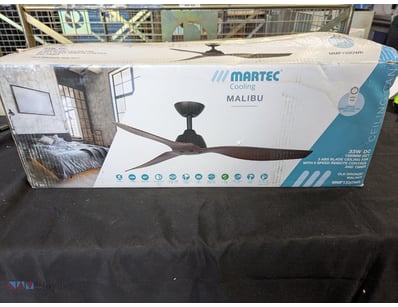 RRP $355.35 Martec Malibu 52" (1320mm) DC ABS 3 Bl...