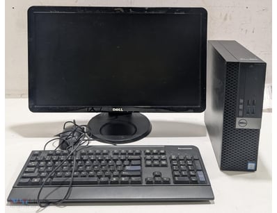 Complete Dell OptiPlex 7040 desktop computer setup...