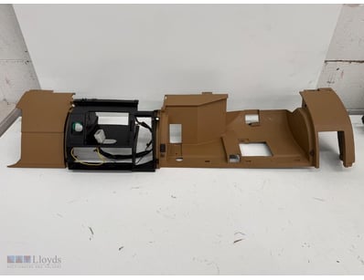VB-VK Holden dash plastic bezel/skin assembly. Tan...