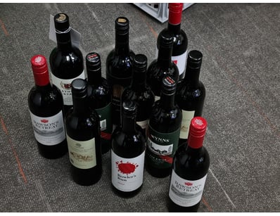 Curated collection of 12 premium Australian red wi...