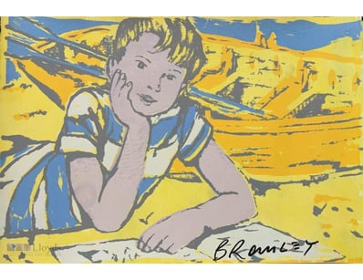 DAVID BROMLEY (1960 - )

Signed, Screenprint On Ca...