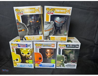 FUNKO POP! VINYL FIGURE COLLECTION - 6 BOXED GAMIN...