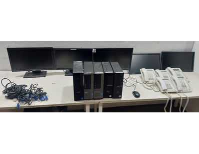 Office Equipment Lot, includes monitors,keyboards ...