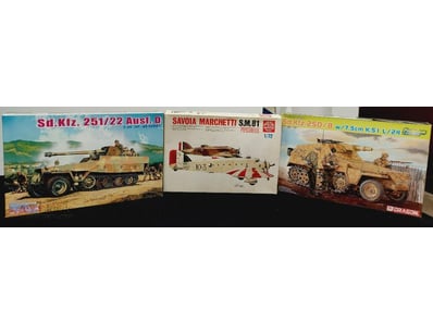 VINTAGE DRAGON MODEL KIT COLLECTION - GERMAN MILIT...