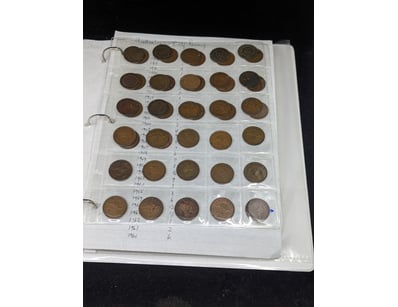 AUSTRALIAN HALF PENNY COLLECTION (1910-1964) WITH ...