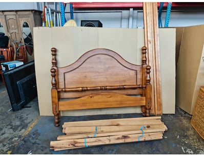Bed frame, timber style bed frame and slats 

Ma...