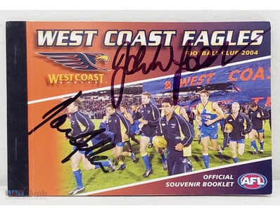 WEST COAST EAGLES 2004 FOOTBALL CLUB OFFICIAL SOUV...