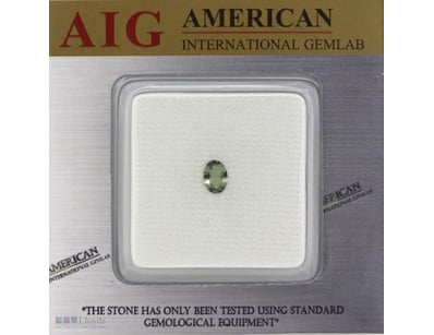0.73CT CERTIFIED, NATURAL TANZANITE     

Oval Fac...