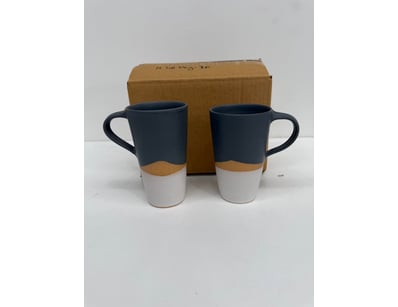 Tall Ceramic Mugs, Brand: PHEWA. The box contains ...
