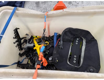 Comprehensive scuba diving equipment collection fe...
