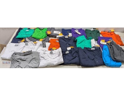 Bulk lot of approximately 40+ JB's Wear polo shirt...
