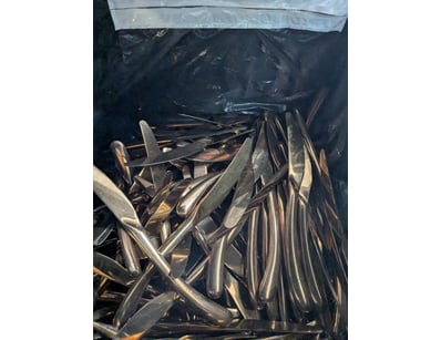 Substantial collection of gold-plated flatware and...