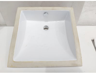 KADO ARC Under Counter Basin 430 White - A modern,...