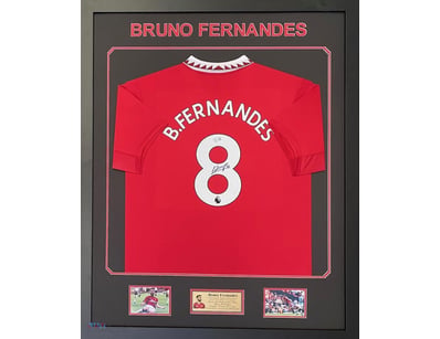 BRUNO FERNANDES  PERSONALLY SIGNED MANCHESTER UNIT...
