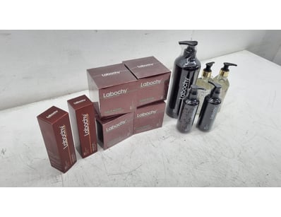 Comprehensive Labochy hair care collection featuri...