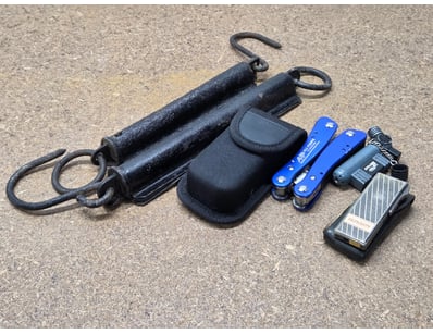 Hand tools and lighters, 2x lighters including pli...