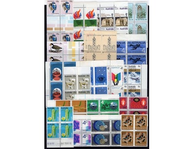 Australia 2 Pages Of Mint Decimal Stamps In Blocks...
