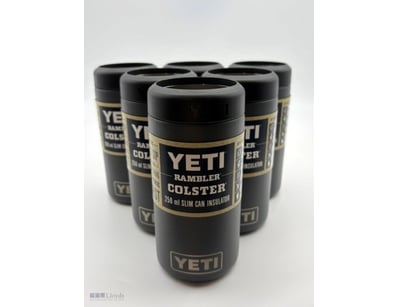 Yeti 6 Pack! 6X Yeti Colster Slim 250Ml - Black - ...