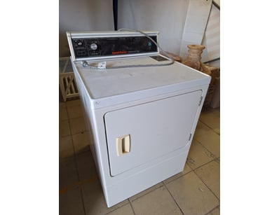 Speed Queen Commercial Dryer, Model SDE807WF4350.
...