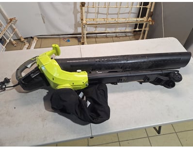 Ryobi RBV2400ESF Electric Blower/Vacuum, 2400W, 24...
