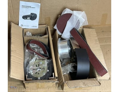 2 x Bench grinder linisher attachment kits.. 2 x B...